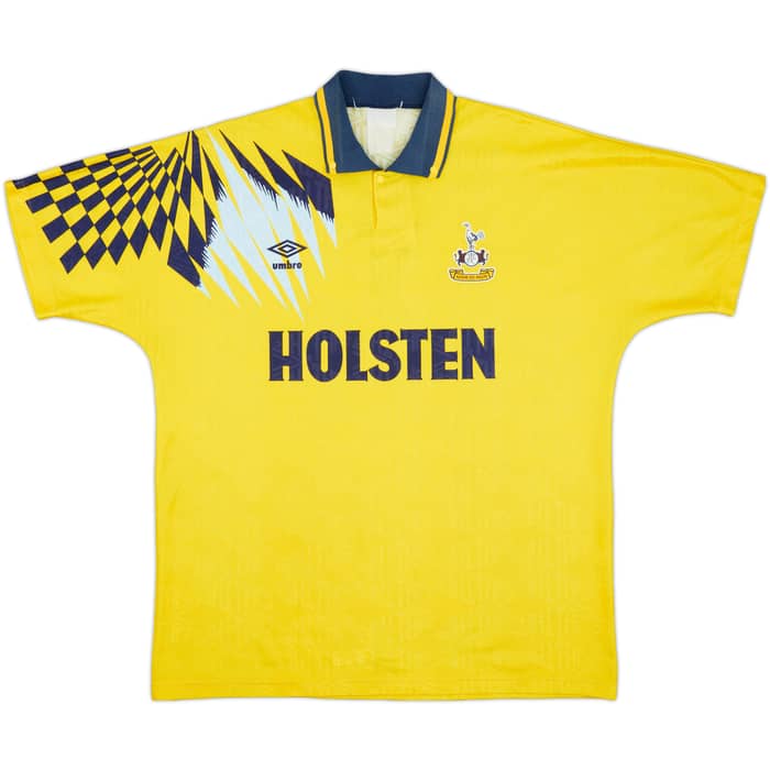 1991-95 Tottenham Away Shirt Barmby #7 - 8/10 - (XXL)