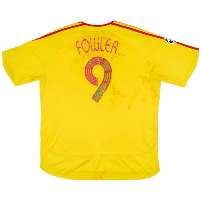 2006-07 Liverpool Away Shirt Fowler #9 - 4/10 - (XXL)