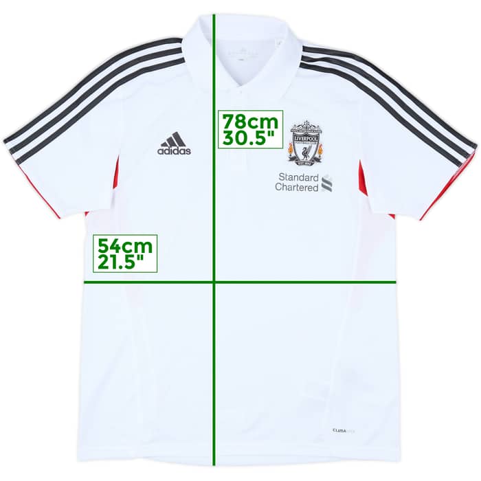 2011-12 Liverpool adidas Polo Shirt - 9/10 - (L)