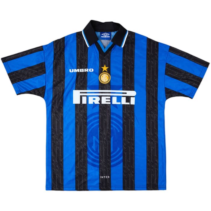 1997-98 Inter Milan Home Shirt I Vecchietti #10 - 8/10 - (L)