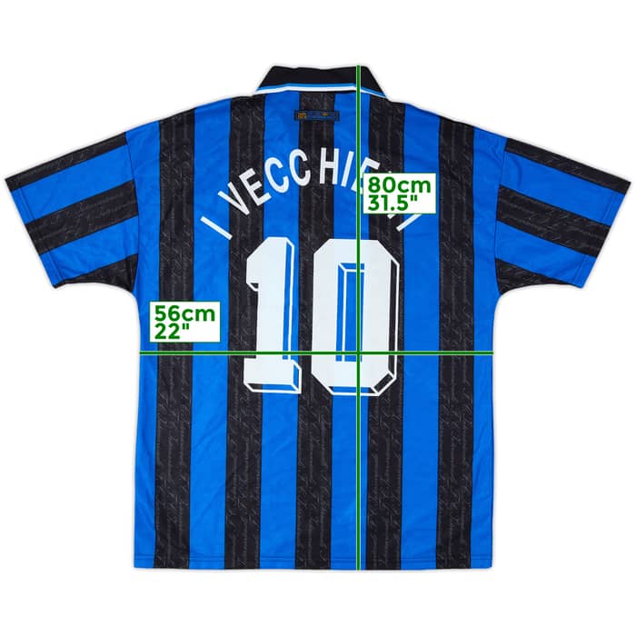 1997-98 Inter Milan Home Shirt I Vecchietti #10 - 8/10 - (L)