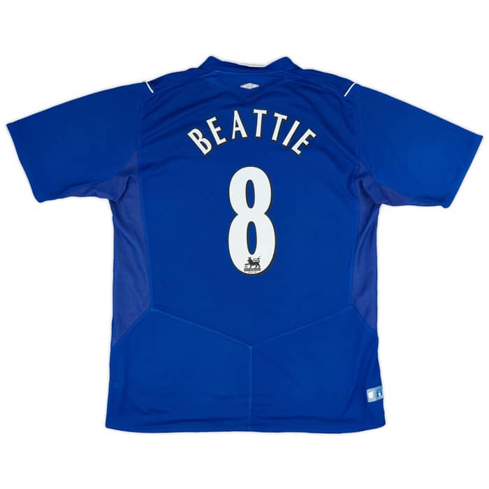 2004-05 Everton Home Shirt Beattie #8 - 7/10 - (L)