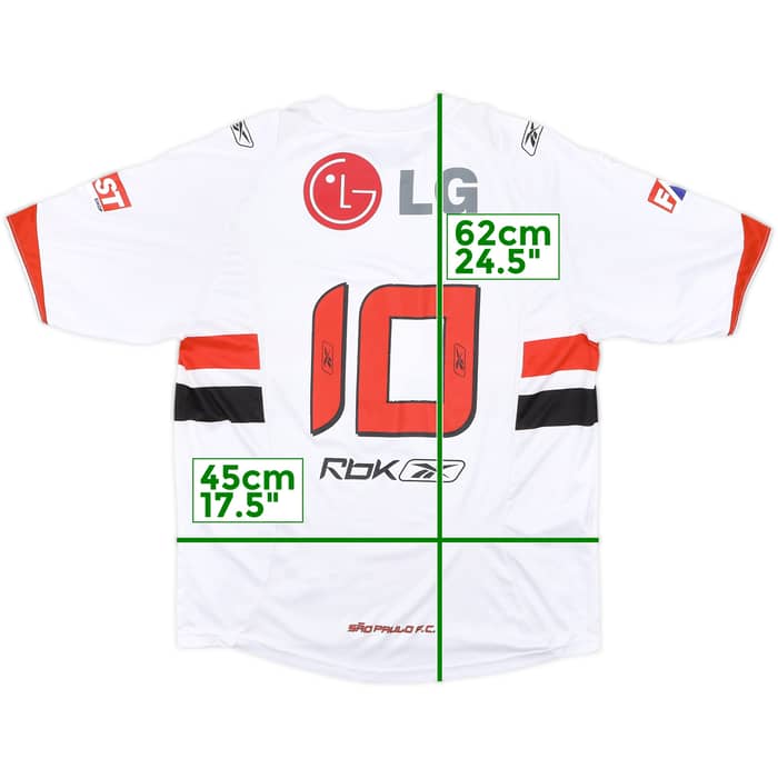 2007-08 Sao Paulo Home Shirt #10 - 6/10 - (L)