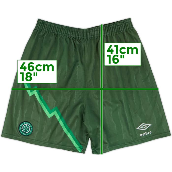 1991-92 Celtic Away Shorts - 9/10 - (L)