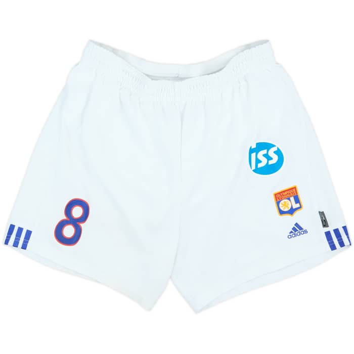2001-02 Lyon Player Issue Home Shorts #8 (Laigle)