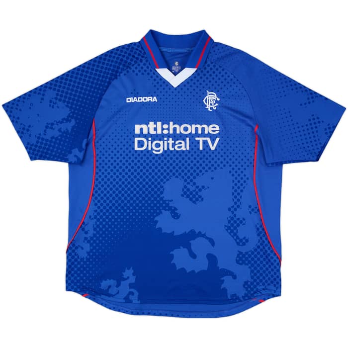2002-03 Rangers Home Shirt Amoruso #4 - 7/10 - (XL)