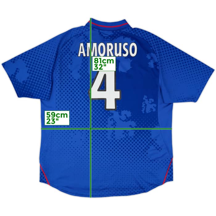 2002-03 Rangers Home Shirt Amoruso #4 - 7/10 - (XL)