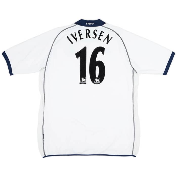 2002-04 Tottenham Home Shirt Iversen #16 - 7/10 - (XL)
