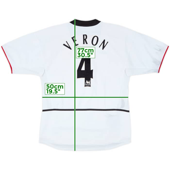 2002-03 Manchester United Away Shirt Veron #4 - 4/10 - (L)