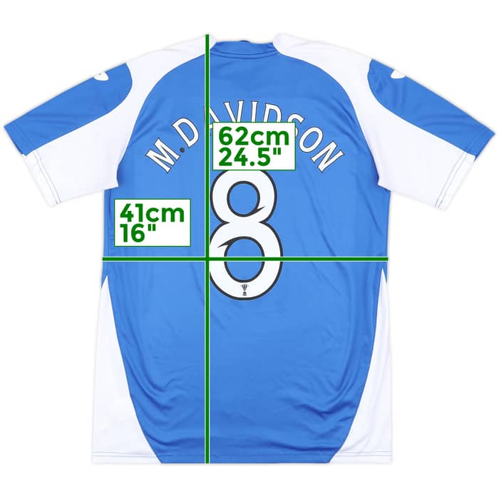 2012-13 St Johnstone Home Shirt M.Davidson #8 - 7/10 - (S)