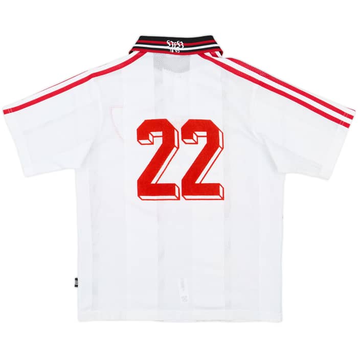 1997-98 Stuttgart Home Shirt #22 - 8/10 - (XL.Boys)