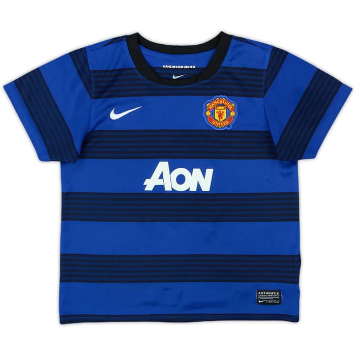 2011-13 Manchester United Away Shirt Rooney #10 - 8/10 - (5-6 Years)