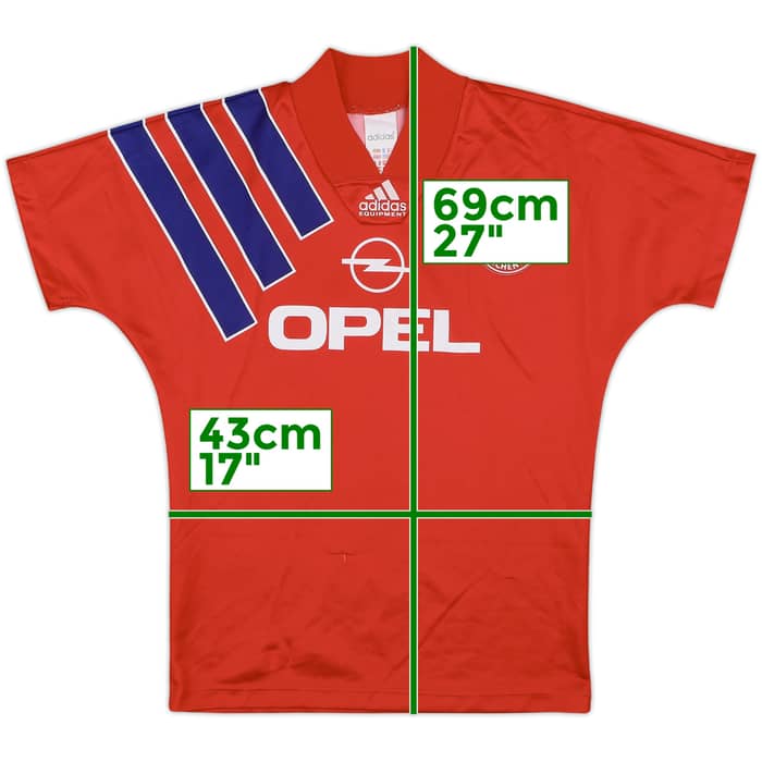 1991-93 Bayern Munich Home Shirt - 8/10 - (XL.Boys)