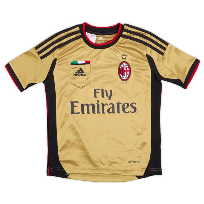 2013-14 AC Milan Third Shirt - 8/10 - (7-8 Years)
