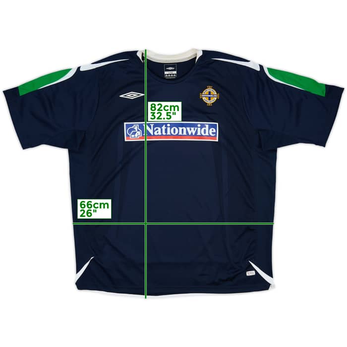 2006-07 Northern Ireland Umbro Pre-Match Training Shirt - 7/10 - (3XL)