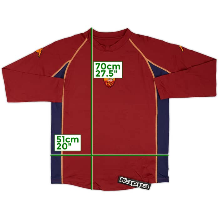 2002-03 Roma Kappa Training L/S Shirt (L)