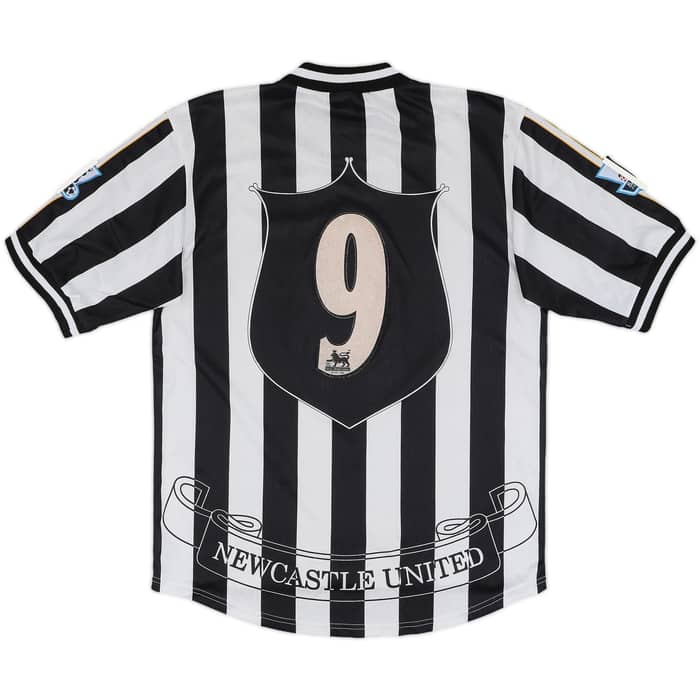 1997-99 Newcastle Home Shirt #9 - 8/10 - (M)