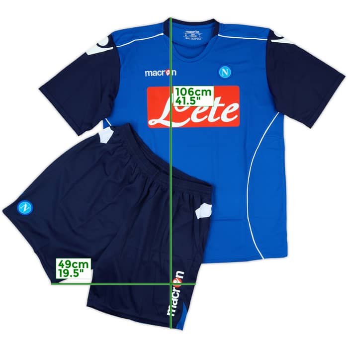 2011-12 Napoli Macron Training Shirt and Shorts (XL)