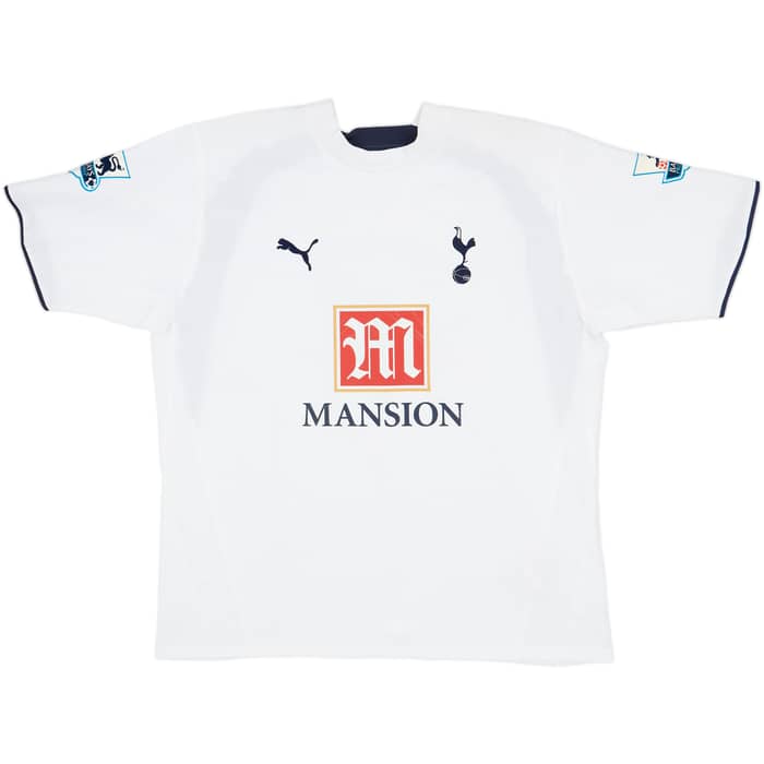 2006-07 Tottenham Home Shirt Davids #5 - 7/10 - (XL)