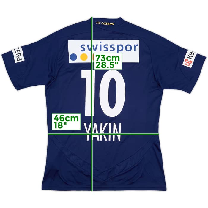 2011-12 Luzern Home Shirt Yakin #10 - 8/10 - (XL.Boys)