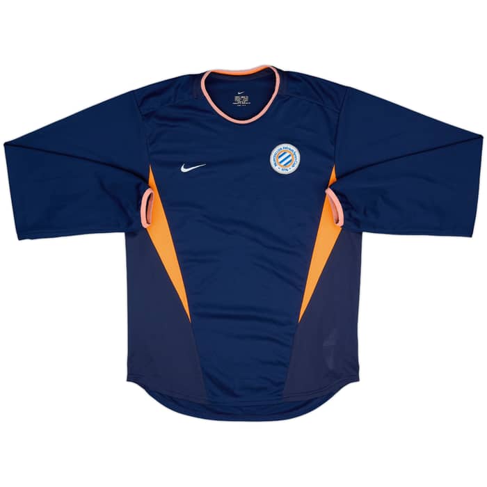 2002-04 Montpellier Home L/S Shirt - 8/10 - (M)