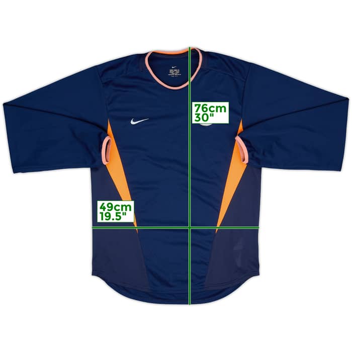 2002-04 Montpellier Home L/S Shirt - 8/10 - (M)