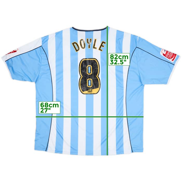 2005-06 Coventry Home Shirt Doyle #8 - 7/10 - (3XL)