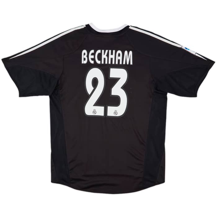 2004-05 Real Madrid Away Shirt Beckham #23 (M)
