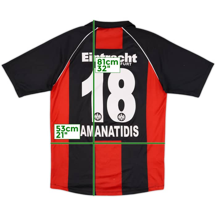 2006-07 Eintracht Frankfurt Home Shirt Amanatidis #18 - 5/10 - (L)