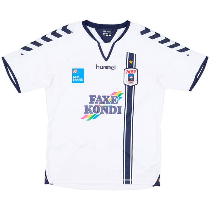 2010-11 AGF Aarhus Home Shirt Graulund #11 - 7/10 - (L)