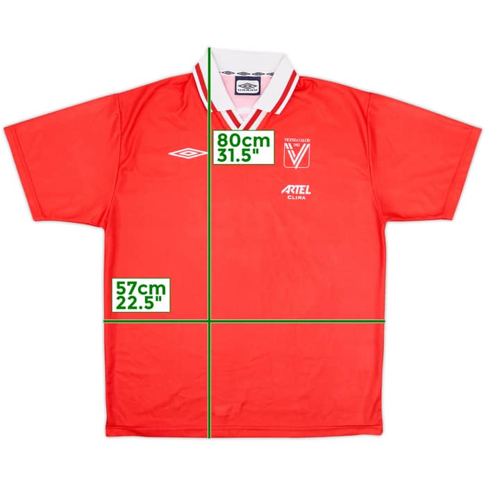 2000-01 Vicenza Umbro Training Shirt - 9/10 - (L)