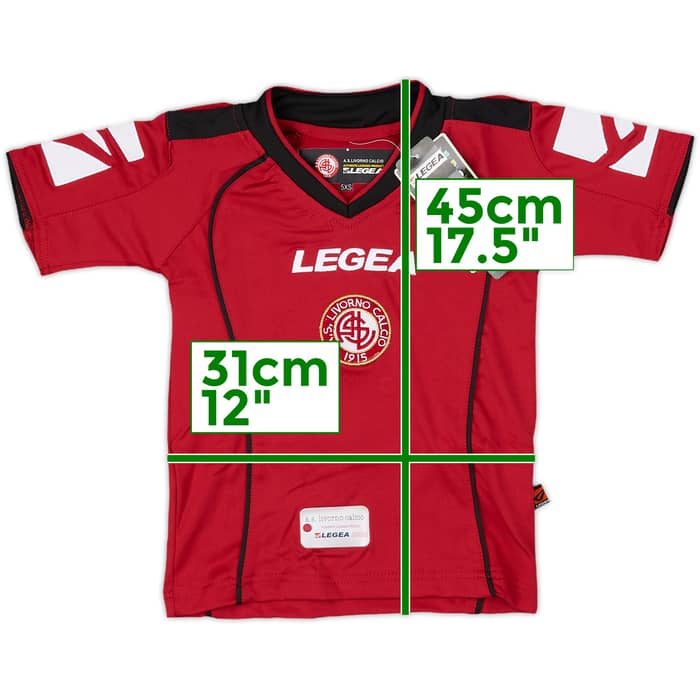 2007-08 Livorno Home Shirt (S.Boys)