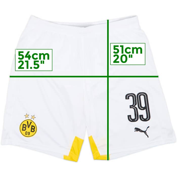 2015-16 Borussia Dortmund Player Issue Third Shorts #39 - 9/10 - (L)