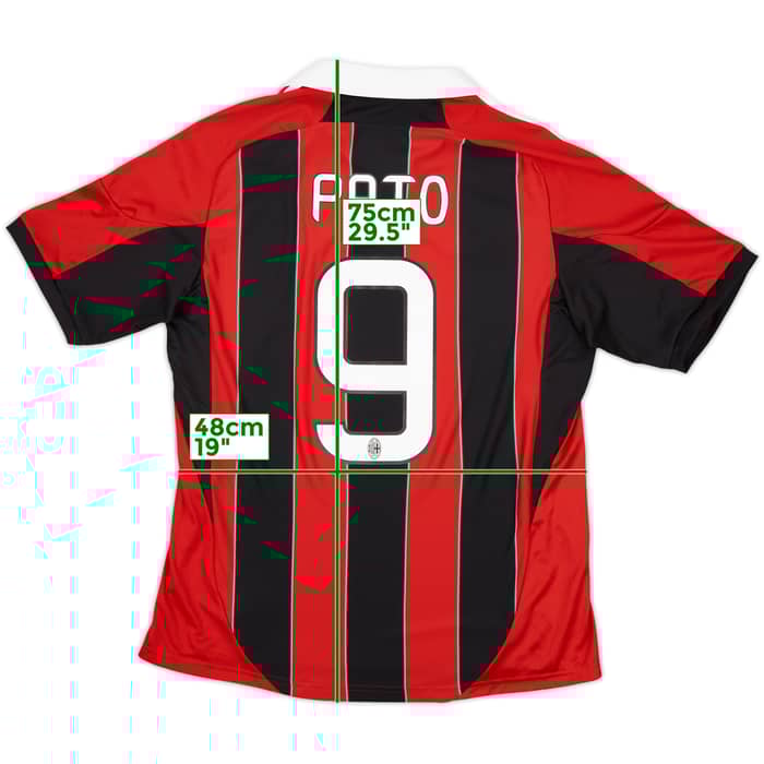 2012-13 AC Milan Home Shirt Pato #9 (L)