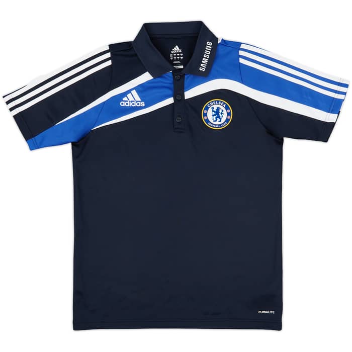 2009-10 Chelsea adidas Polo Shirt - 8/10 - (S)