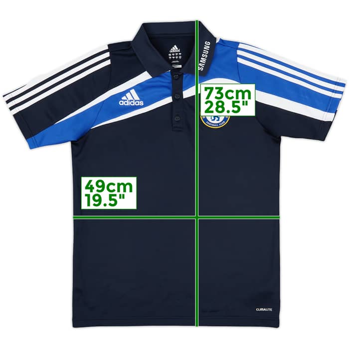 2009-10 Chelsea adidas Polo Shirt - 8/10 - (S)