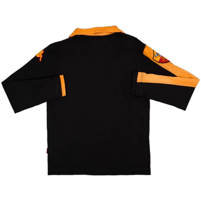 2003-04 Roma Kappa Polo L/S Shirt - 9/10 - (M)