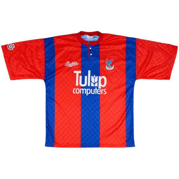 1991-92 Crystal Palace Match Issue Home Kit #3 (Sinnott)