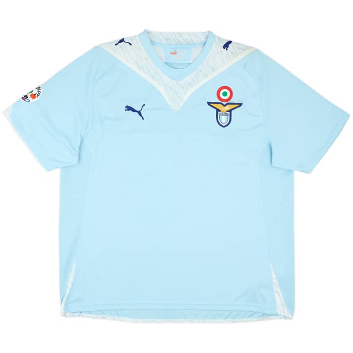2009-10 Lazio Match Issue Home Shirt Manfredini #68