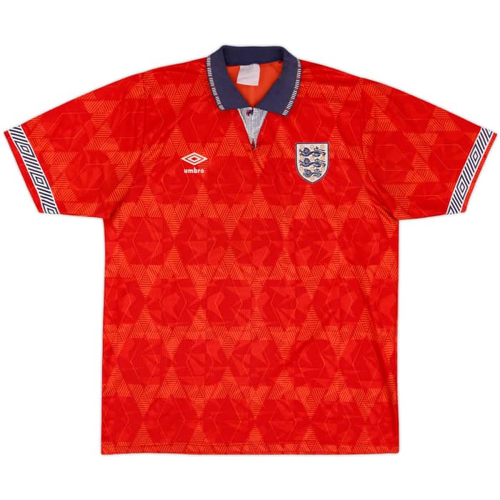 1990-93 England Away Shirt - 3/10 - (L)