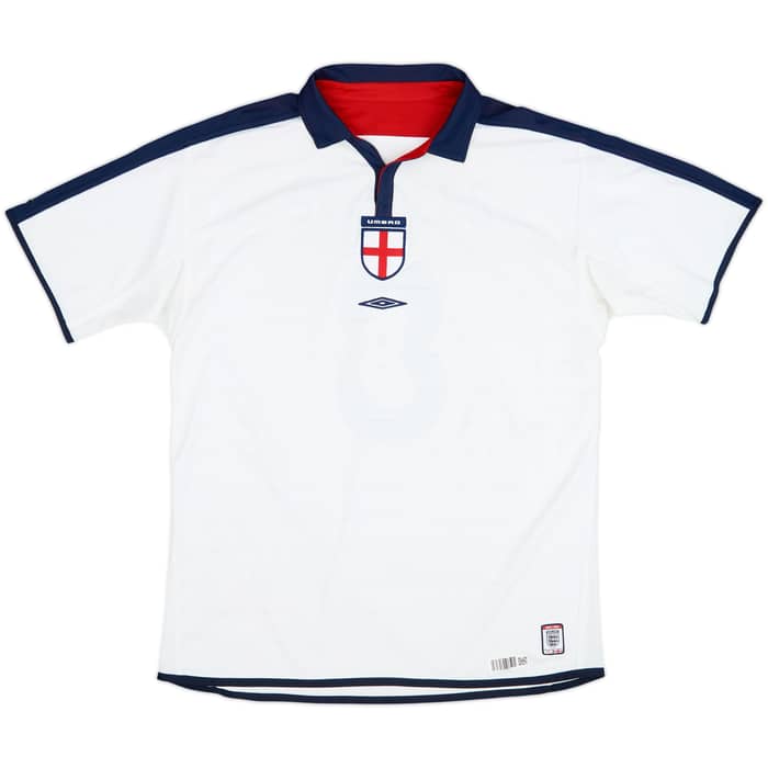 2003-05 England Home Shirt Scholes #8 - 8/10 - (XL)