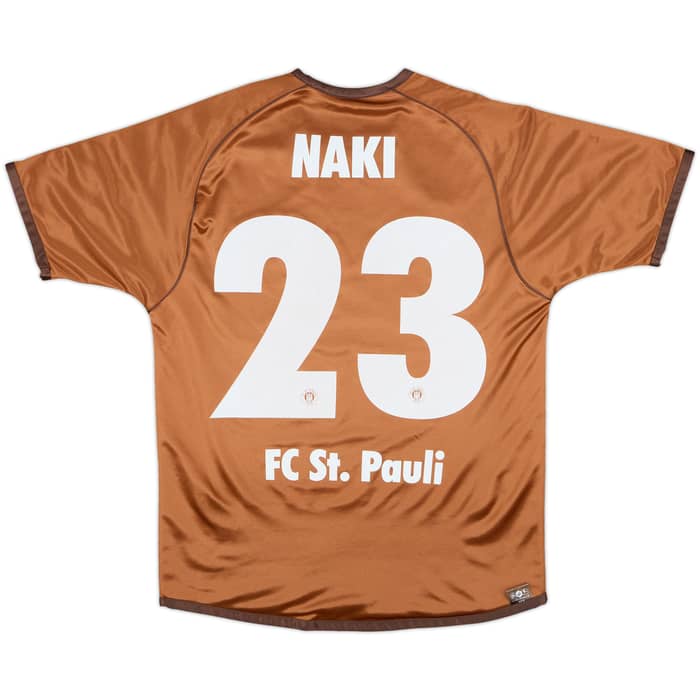 2010-11 St Pauli Reversible Centenary Home Shirt Naki #23 - 7/10 - (M)