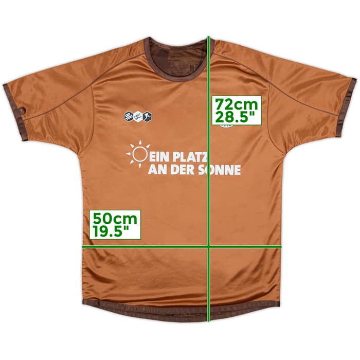 2010-11 St Pauli Reversible Centenary Home Shirt Naki #23 - 7/10 - (M)