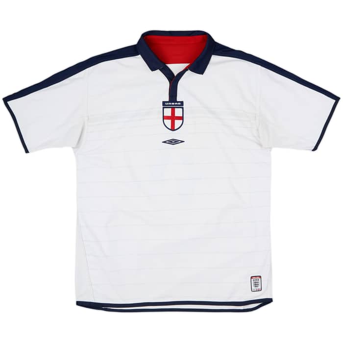 2003-05 Inglaterra Local Camiseta Gerrard #4 - 5/10 - (L)