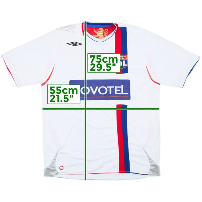 2006-07 Lyon Home Shirt - 5/10 - (XL)