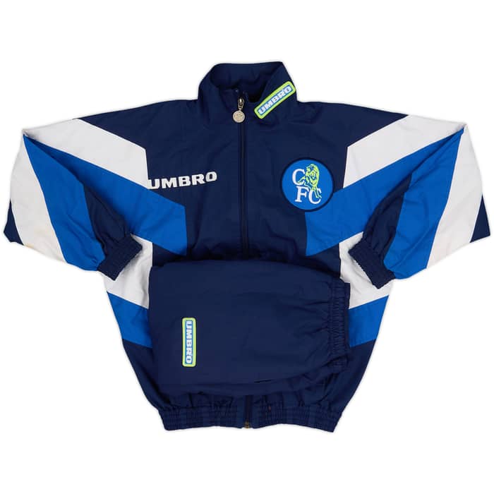 1997-99 Chelsea Umbro Tracksuit - 9/10 - (S.Boys)