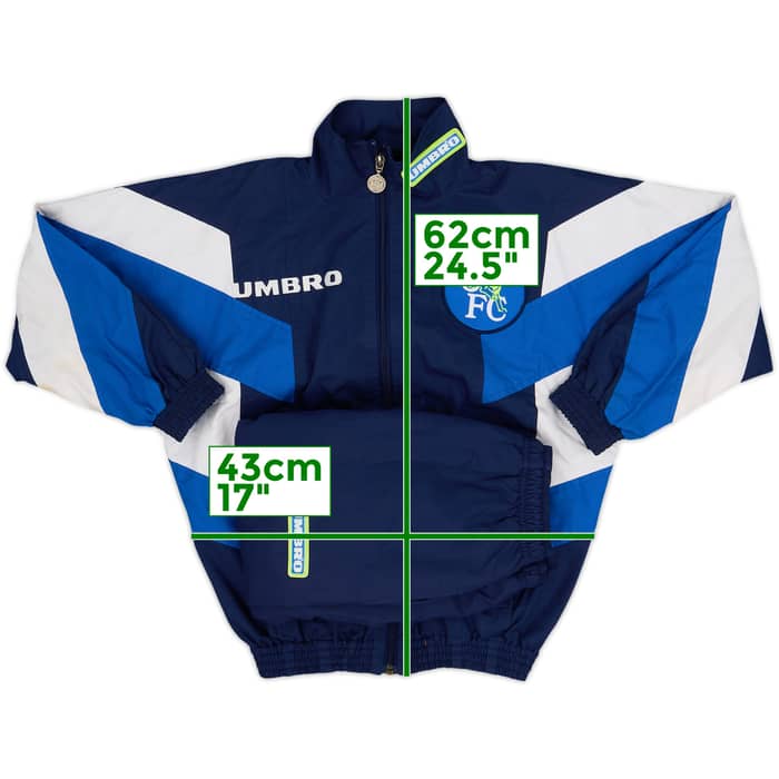 1997-99 Chelsea Umbro Tracksuit - 9/10 - (S.Boys)
