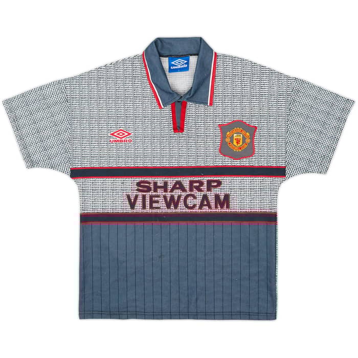 1995-96 Manchester United Away Shirt & Shorts Cantona #7 - 8/10 - (Y)