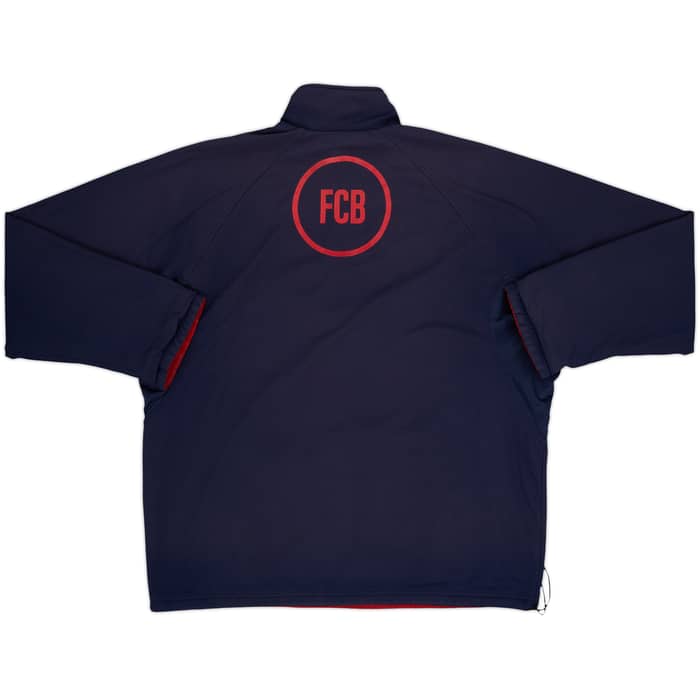 2000-02 Barcelona Nike Reversible 1/4 Zip Drill Top - 8/10 - (XL)