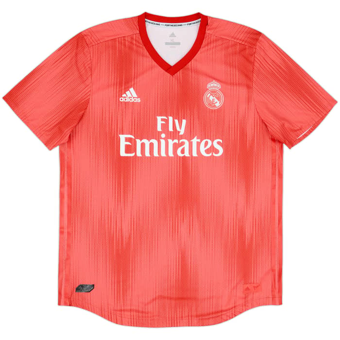 2018-19 Real Madrid Authentic Third Shirt Benzema #9 - 9/10 - (XL)